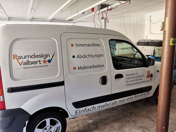 Transporter Beschriftung